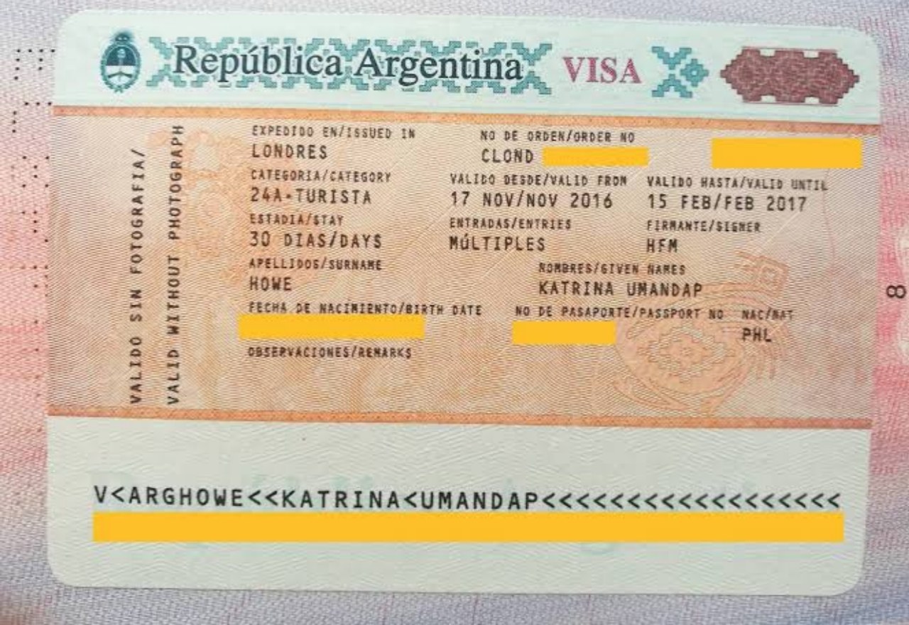 Argentina Visit Visa 