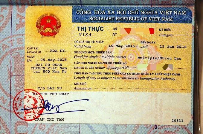 Vietnam visa 