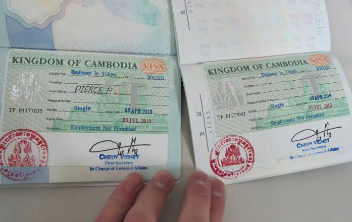 Cambodia visa 